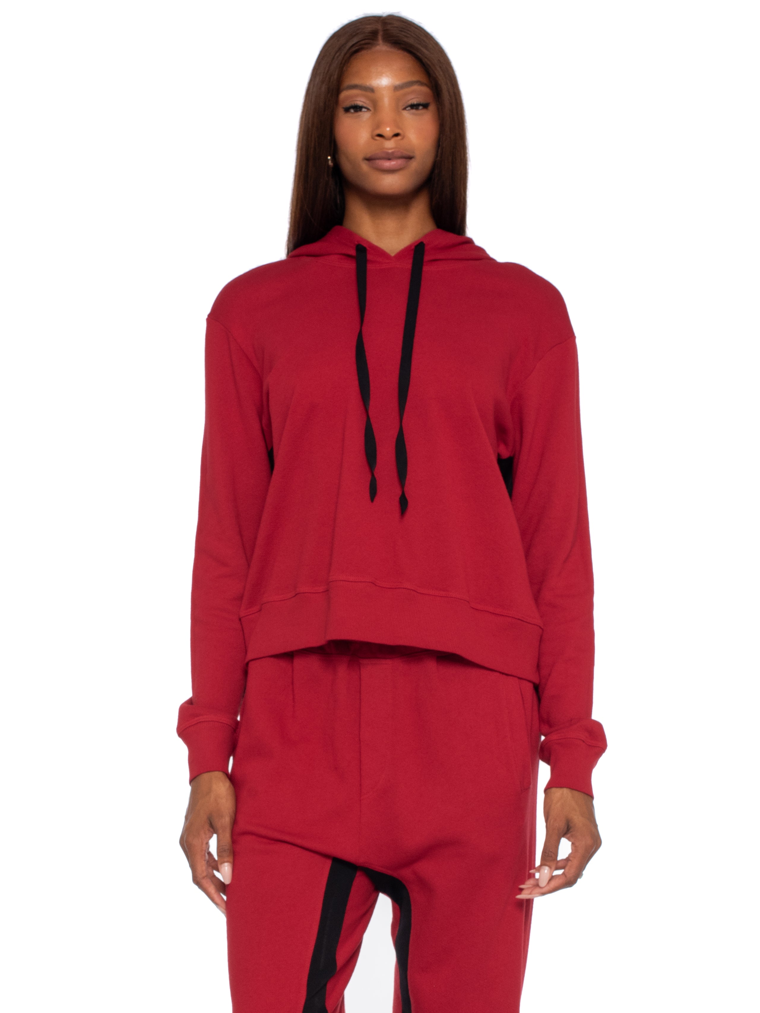 red sweatshirt#color_lipstick