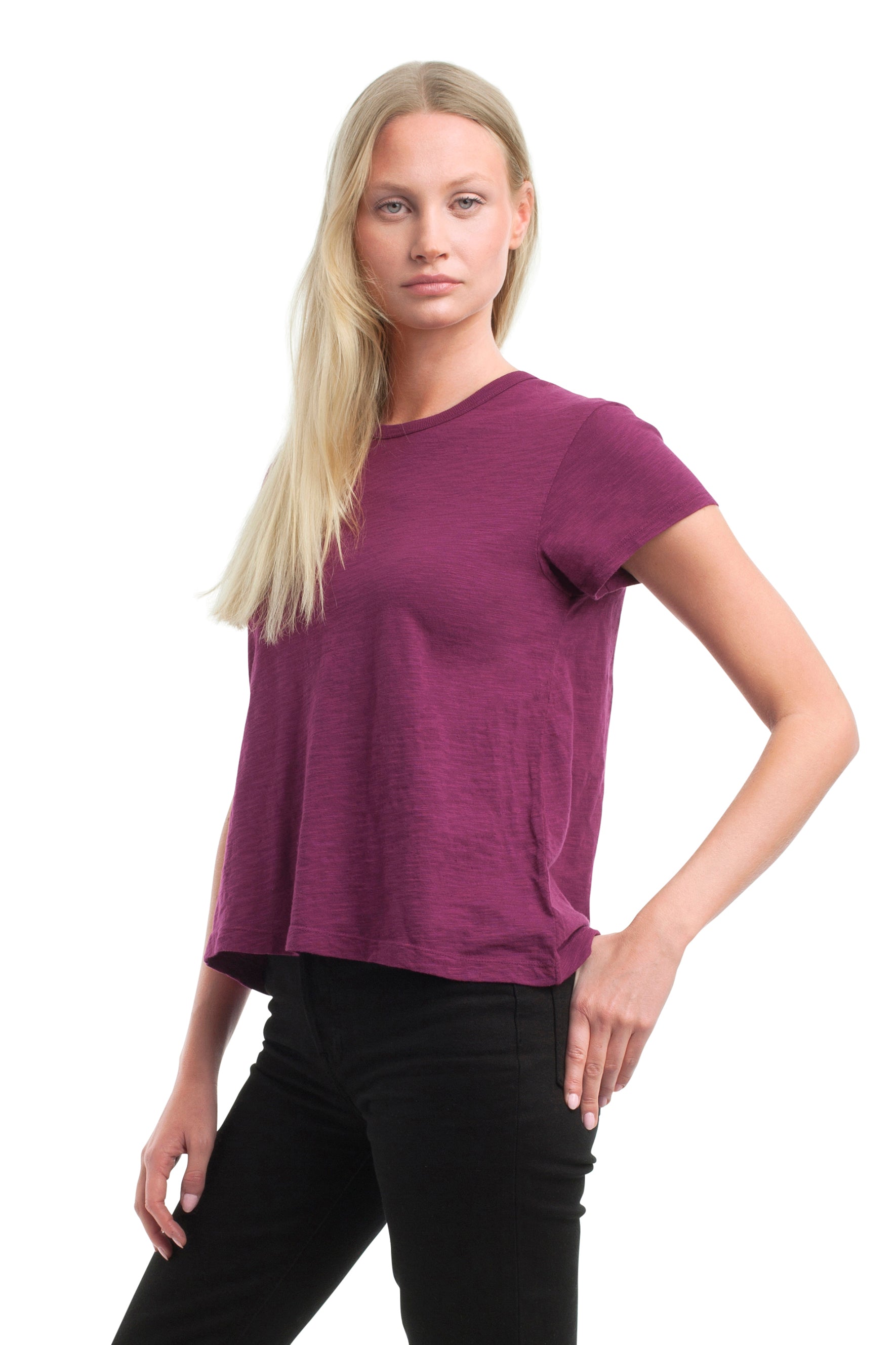 magenta purple top#color_magenta purple