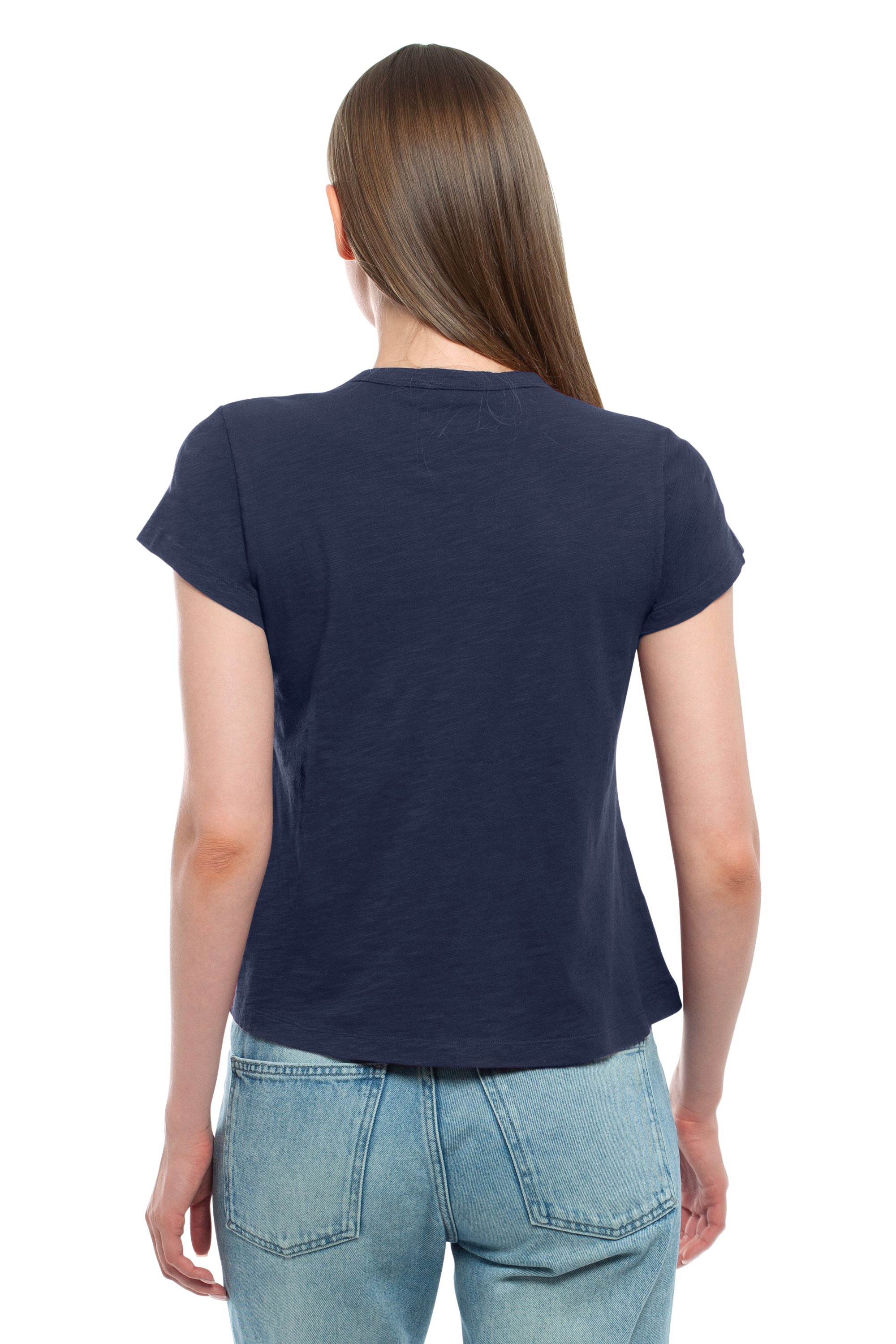 V-Neck Short Sleeve Baby Tee
