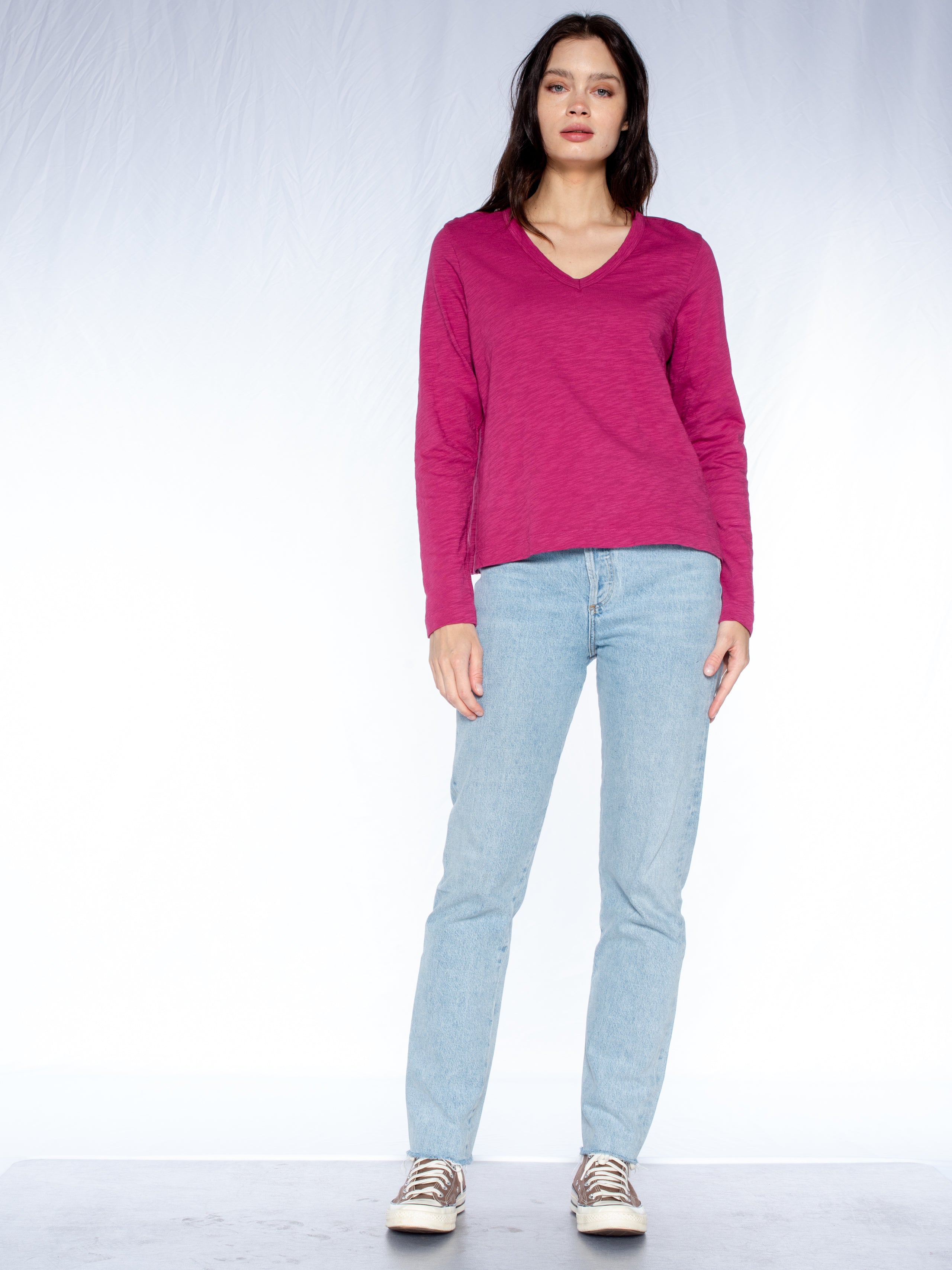 pink top#color_dark mulberry