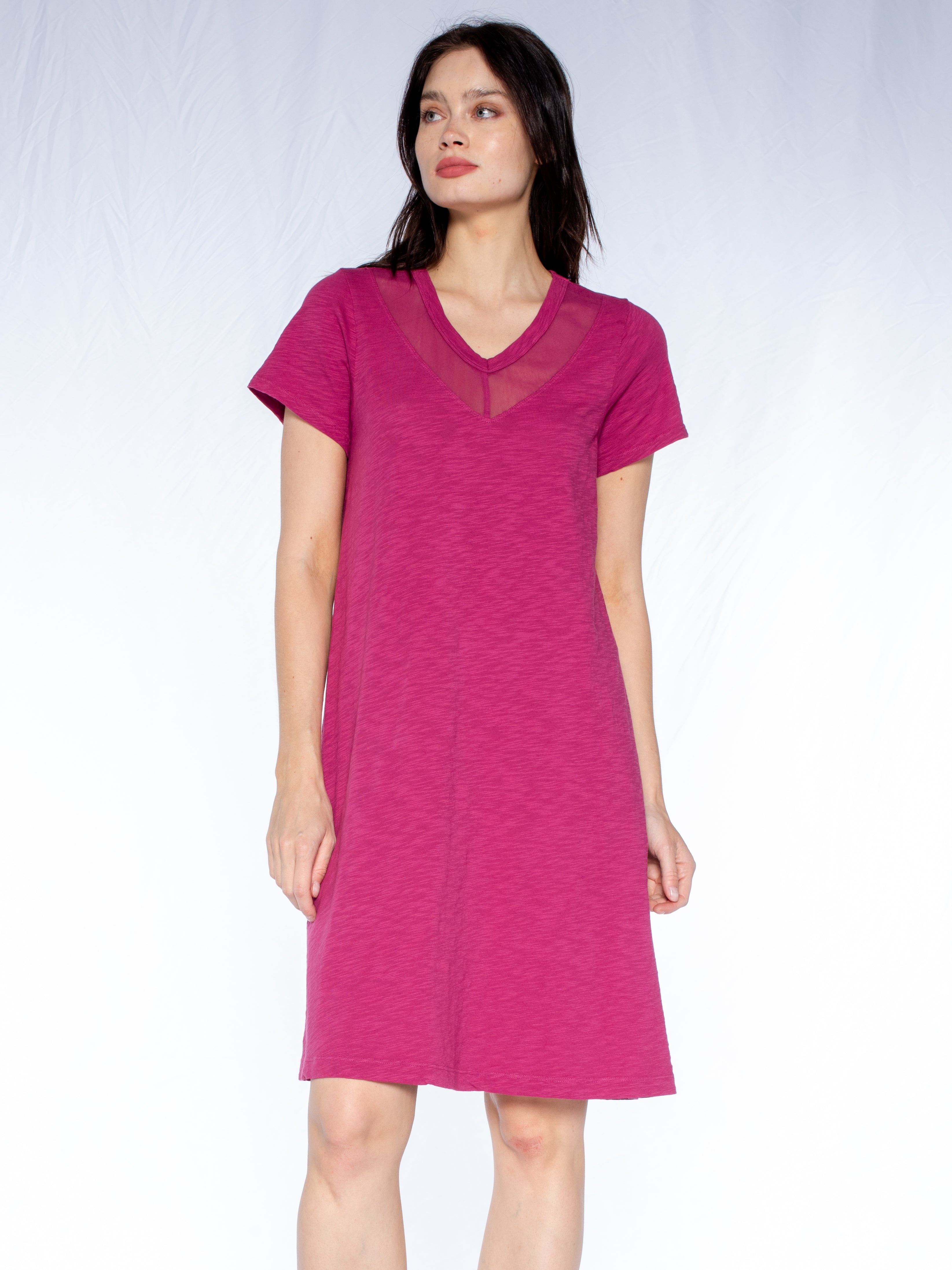 pink dress#color_dark mulberry