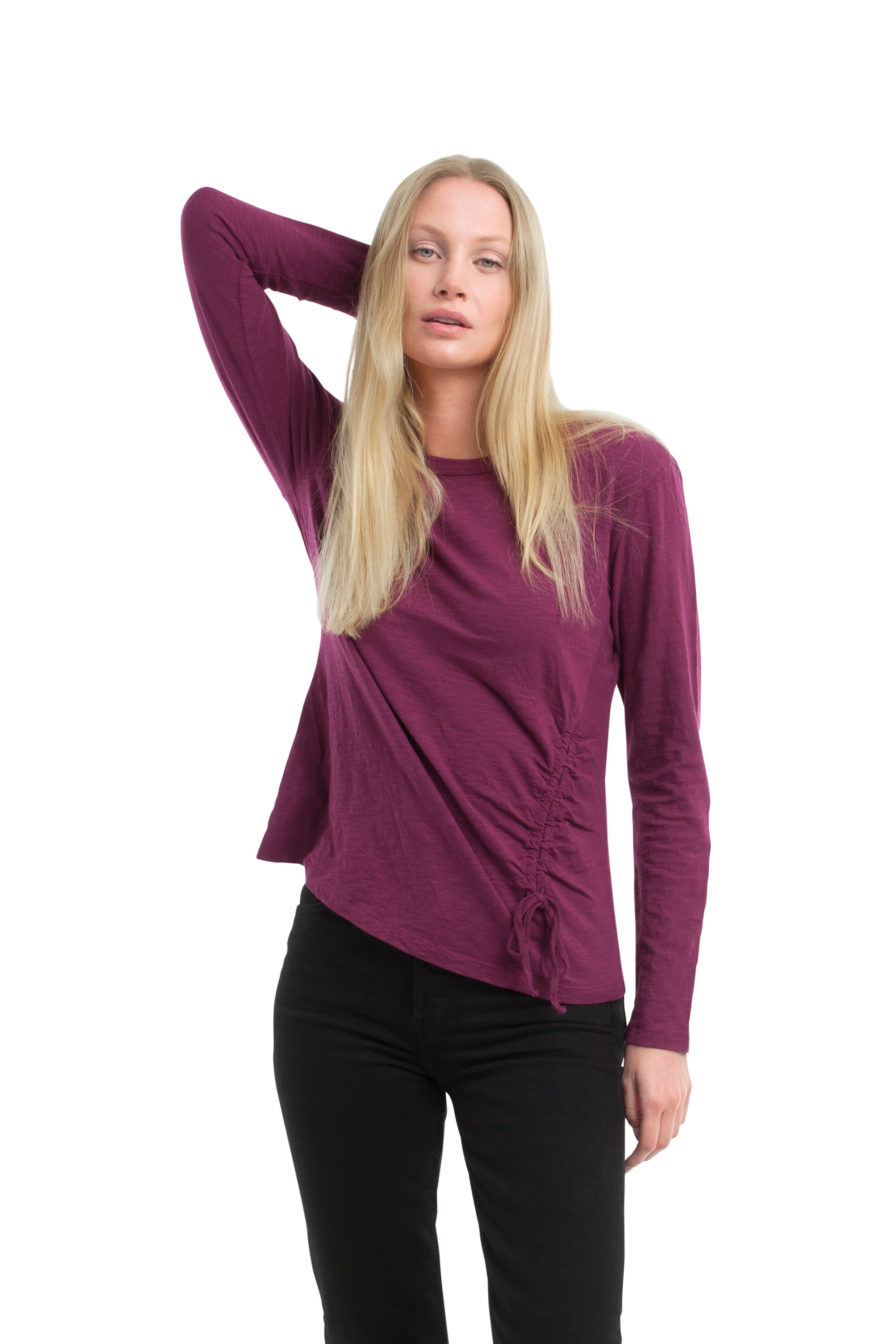 magenta purple top#color_magenta purple