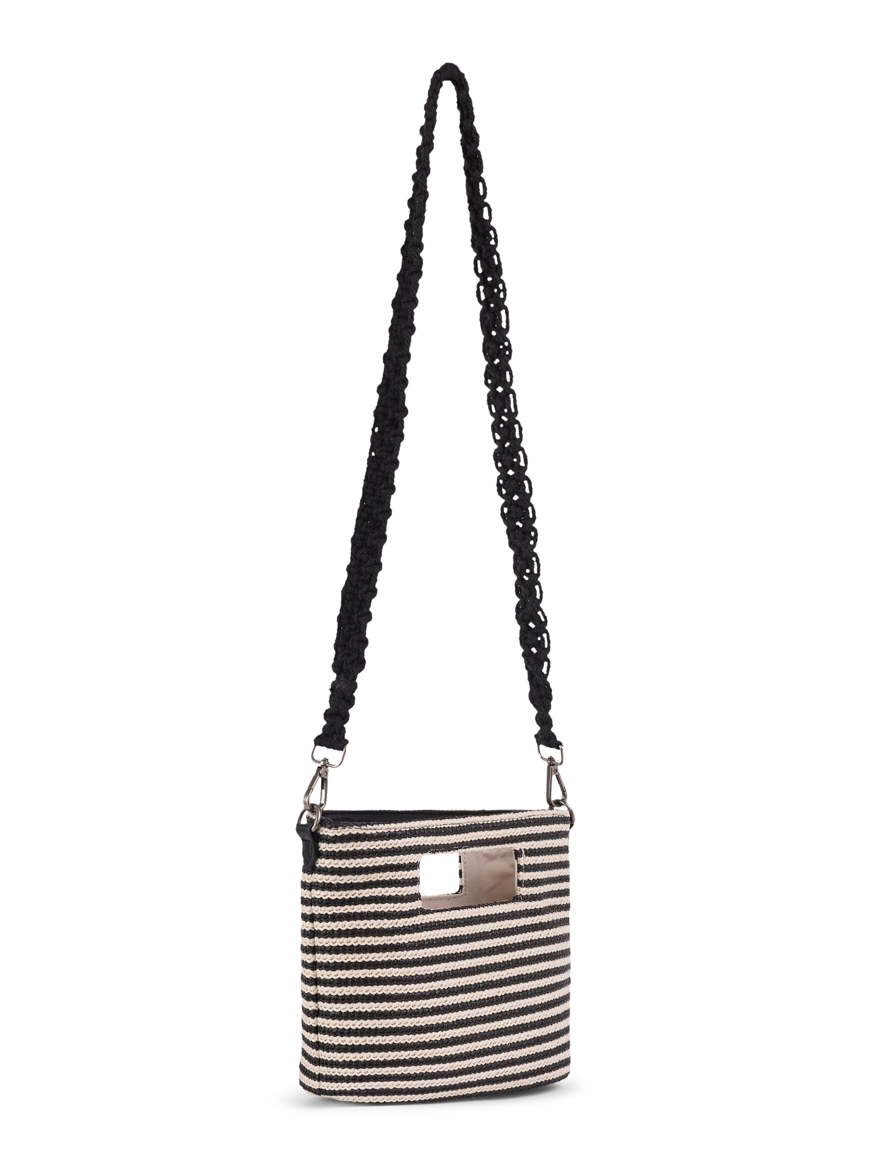 black bone stripe tote#color_black bone stripe