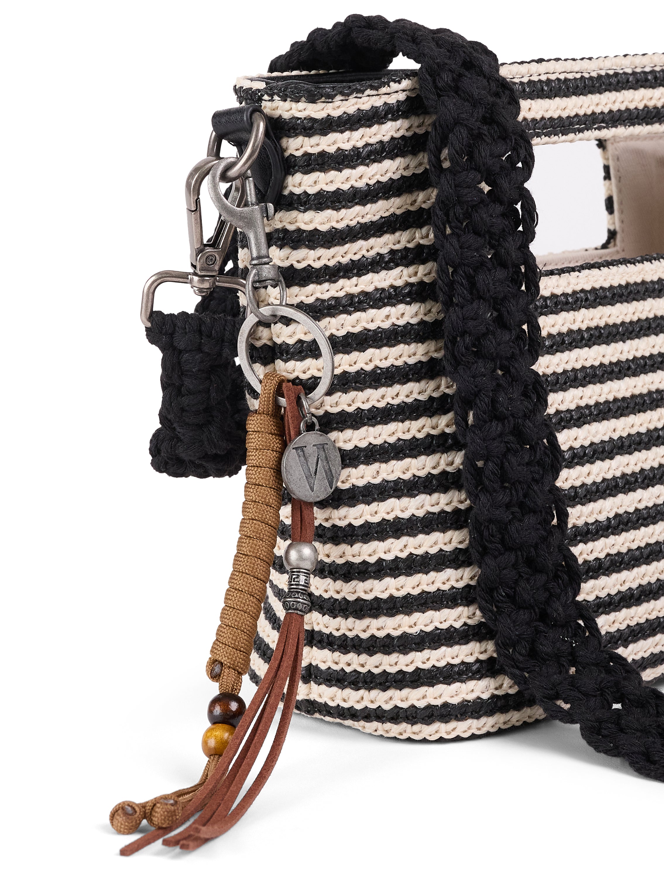 black bone stripe tote#color_black bone stripe
