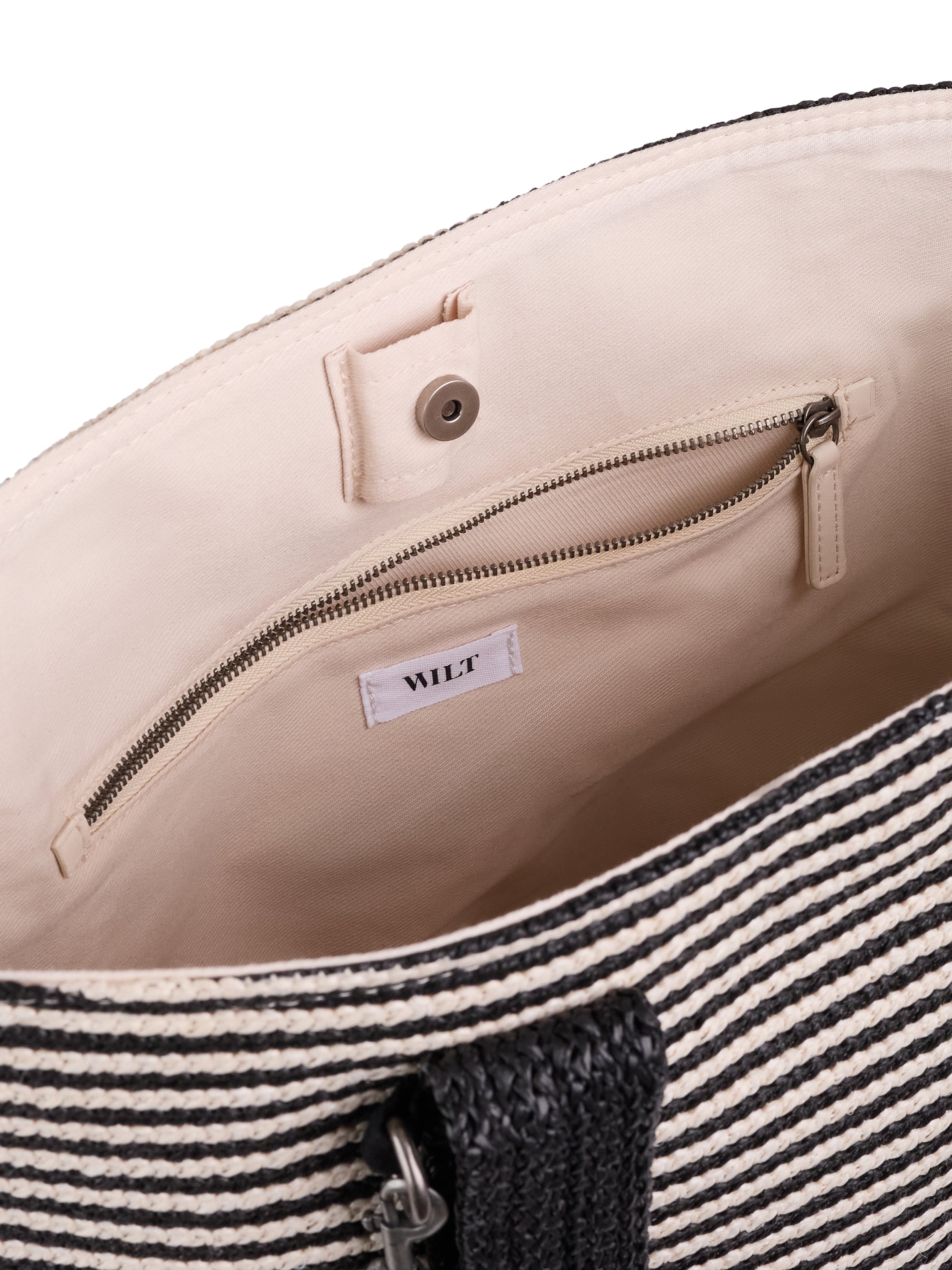 black bone stripe tote#color_black bone stripe