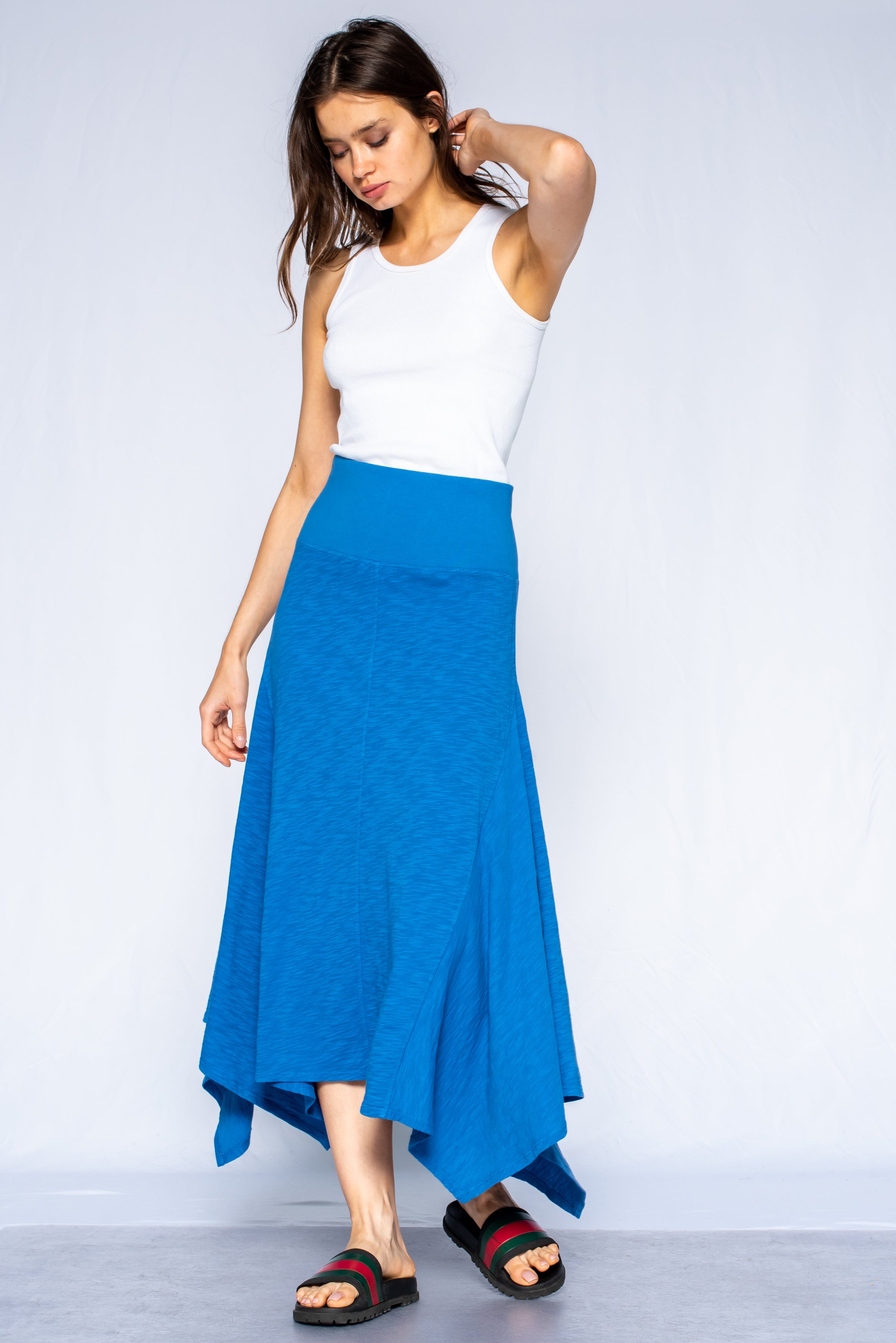 blue skirt#color_lapis