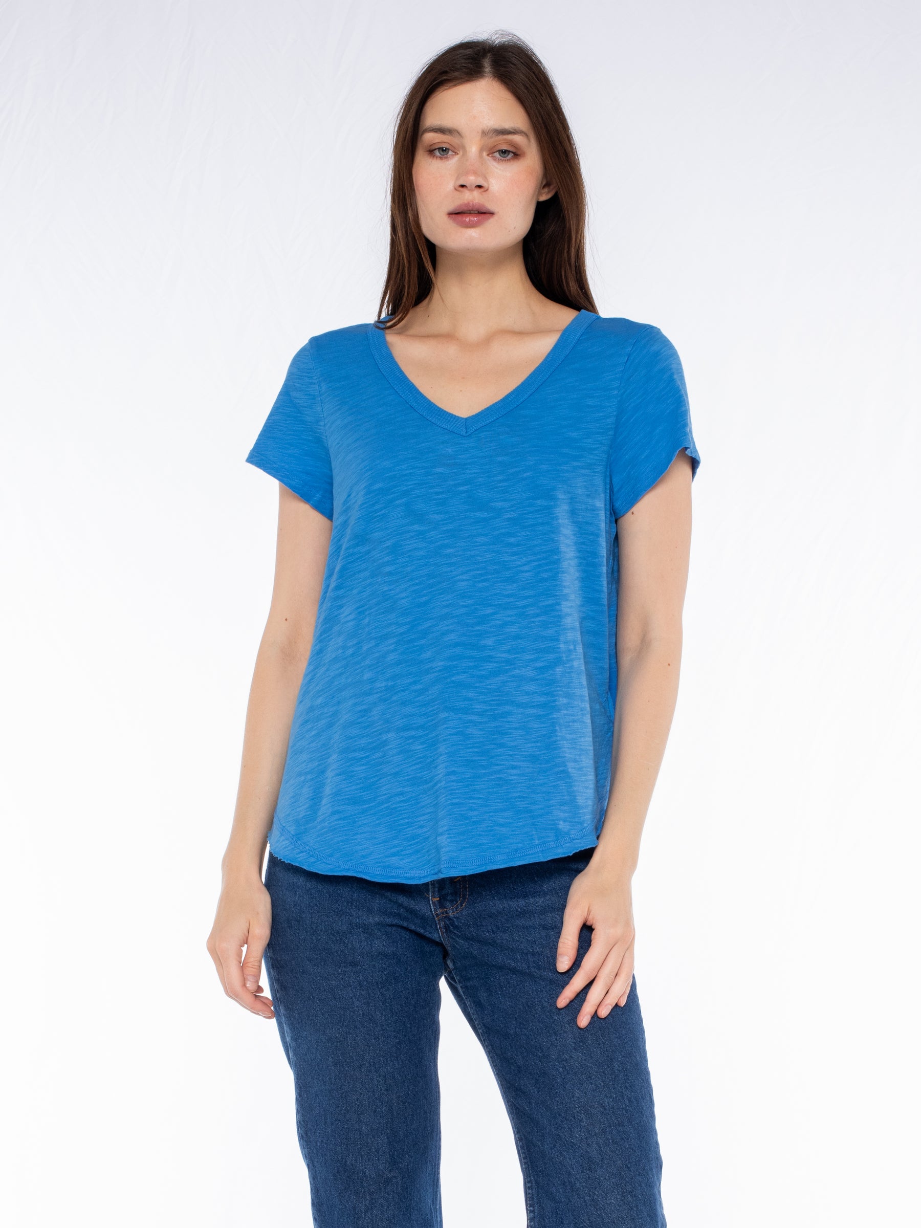 Raw Hem Sleeveless Top main image 1
