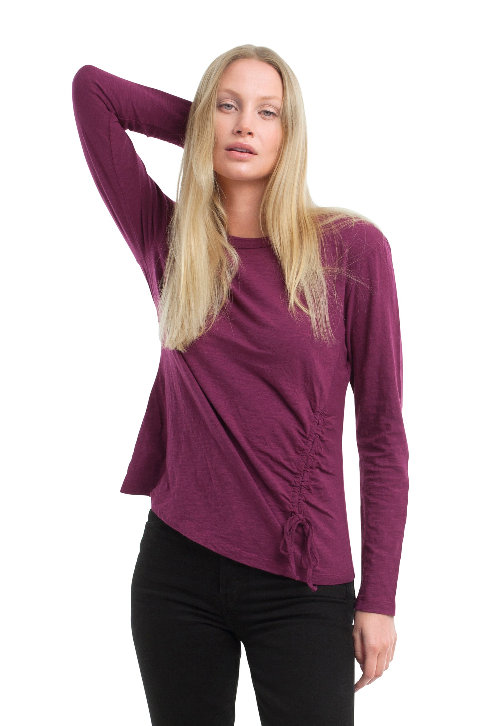 magenta purple top#color_magenta purple