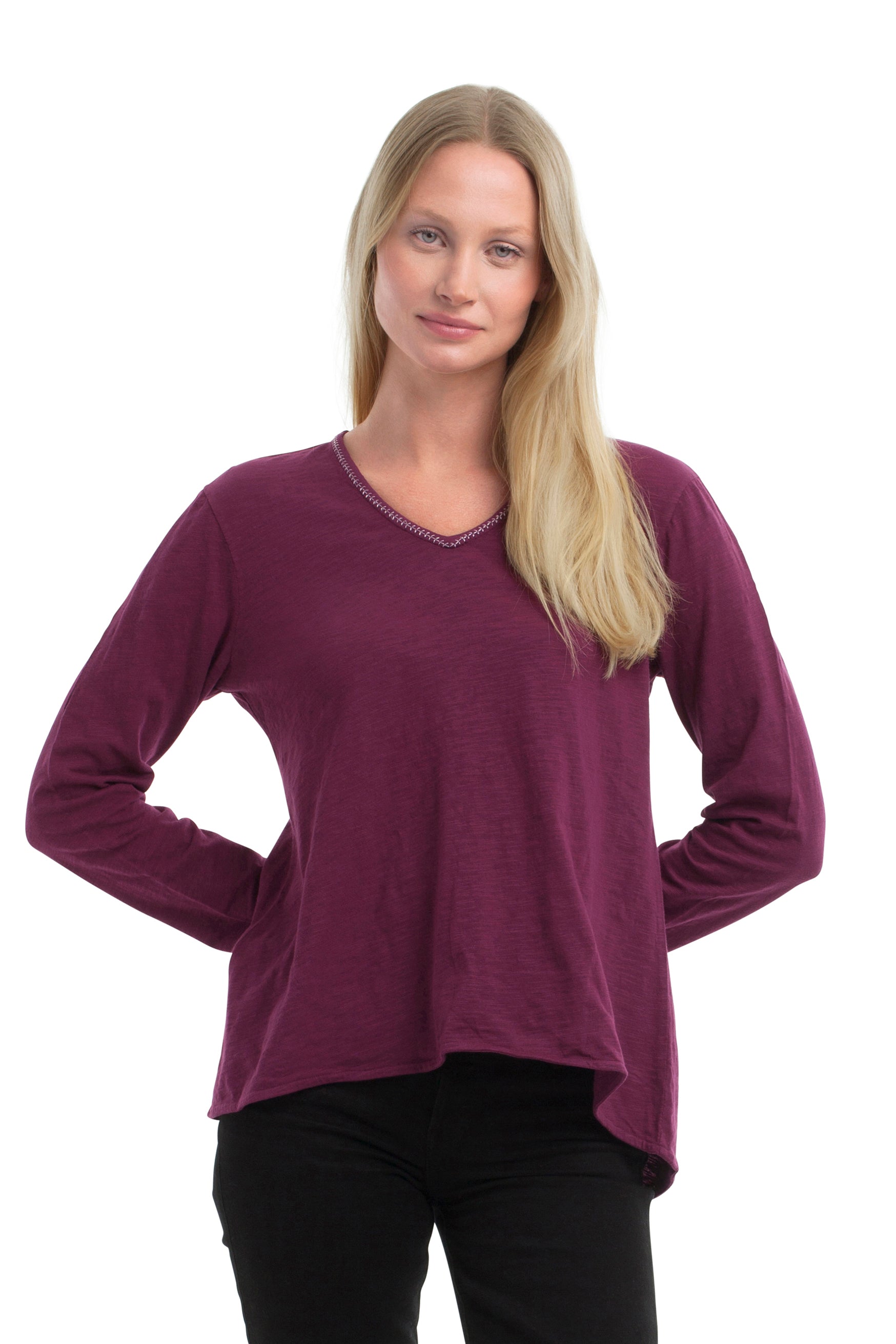 magenta purple top#color_magenta purple