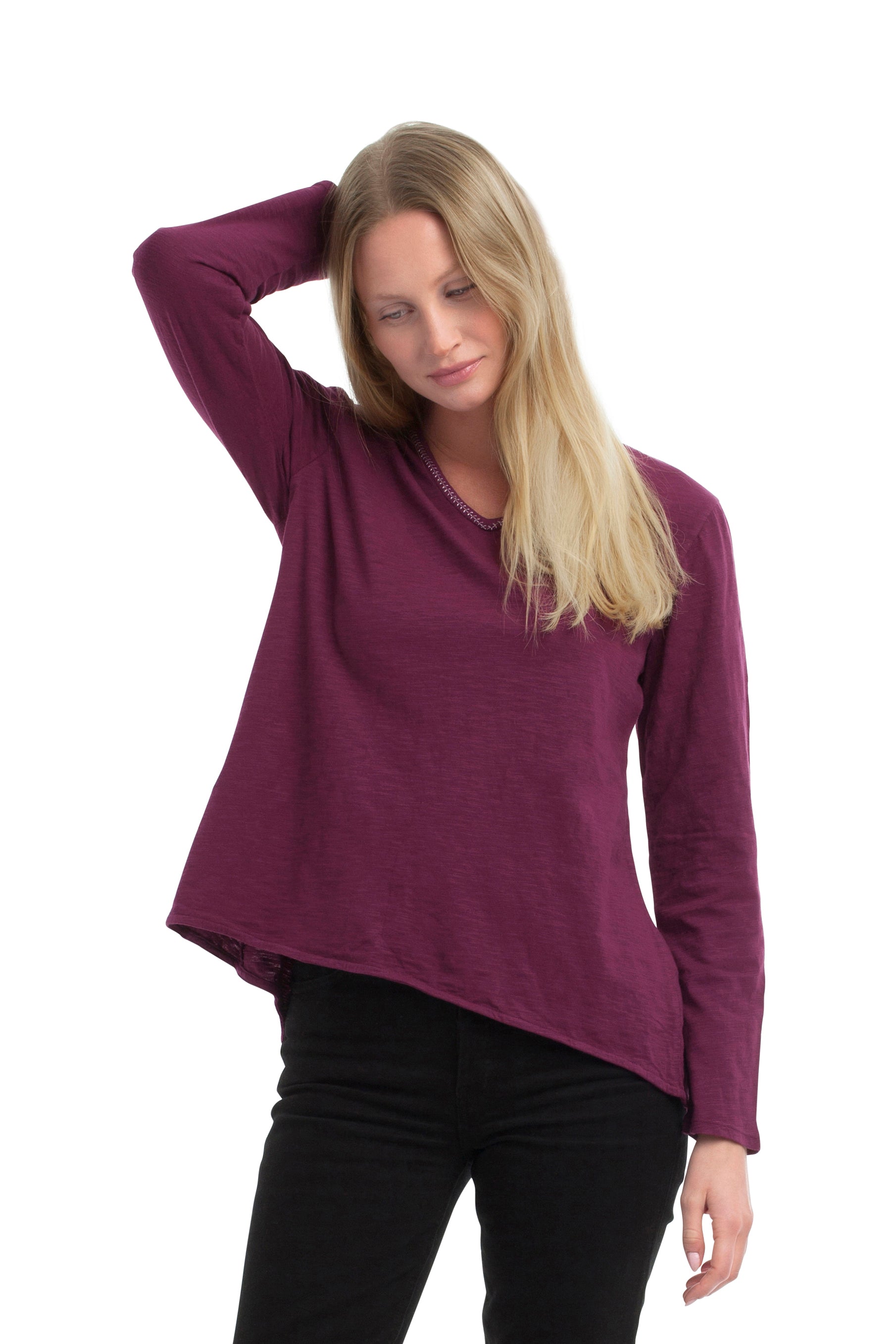 magenta purple top#color_magenta purple