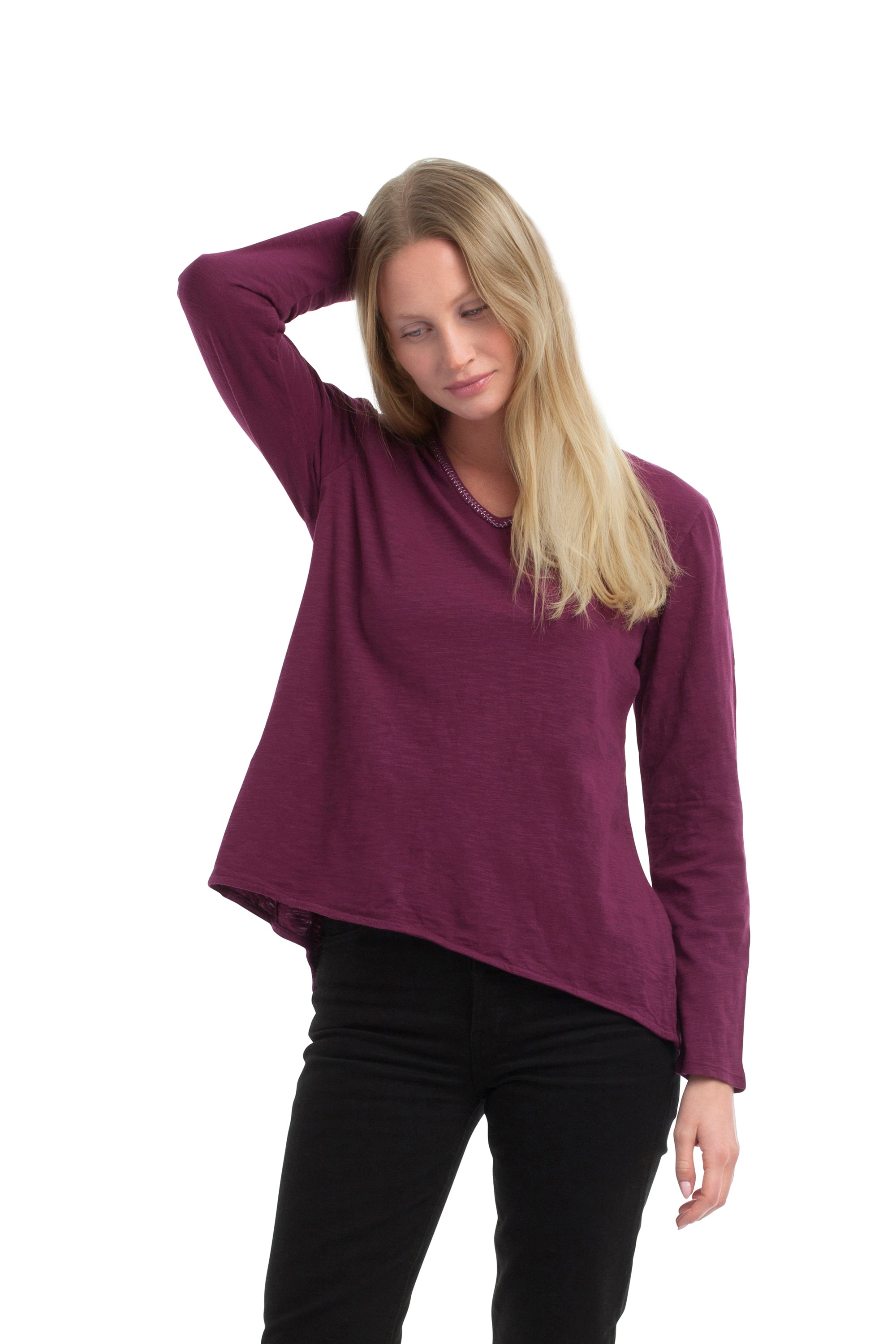 magenta purple top#color_magenta purple