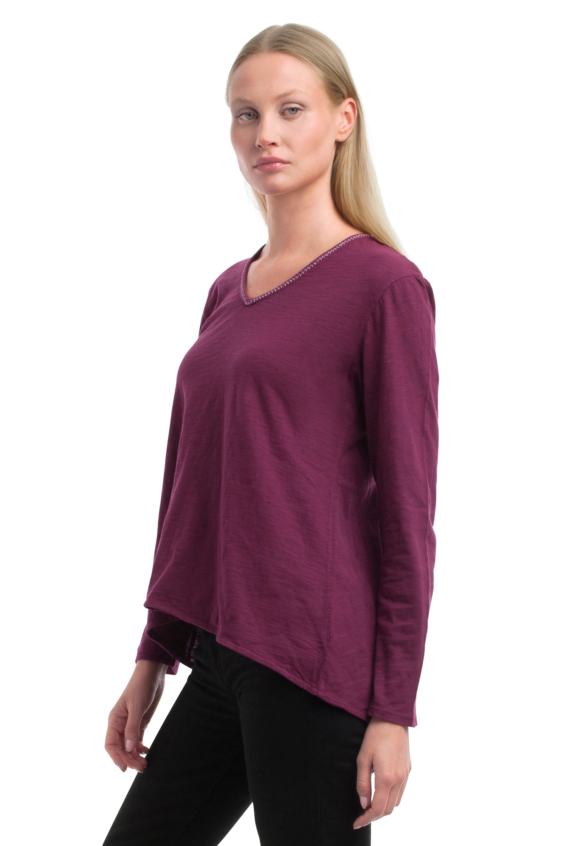 magenta purple top#color_magenta purple