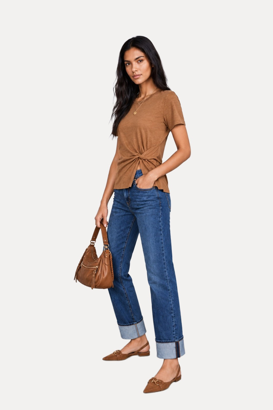 Elbow sleeve twisted details