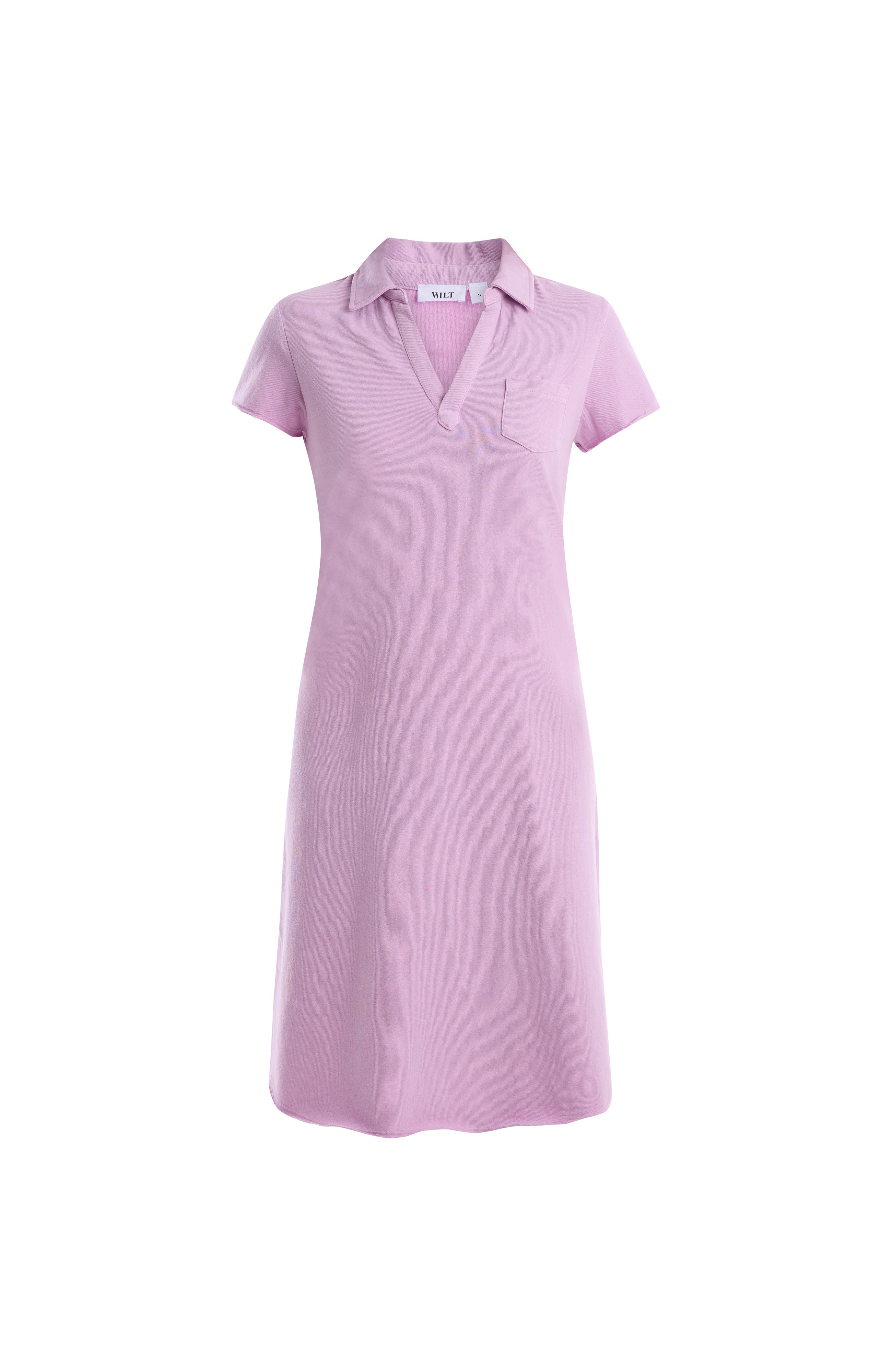 Pedestal polo t ロンt DAB Brrrsos着用 Yoko Polo dress with chest pocket