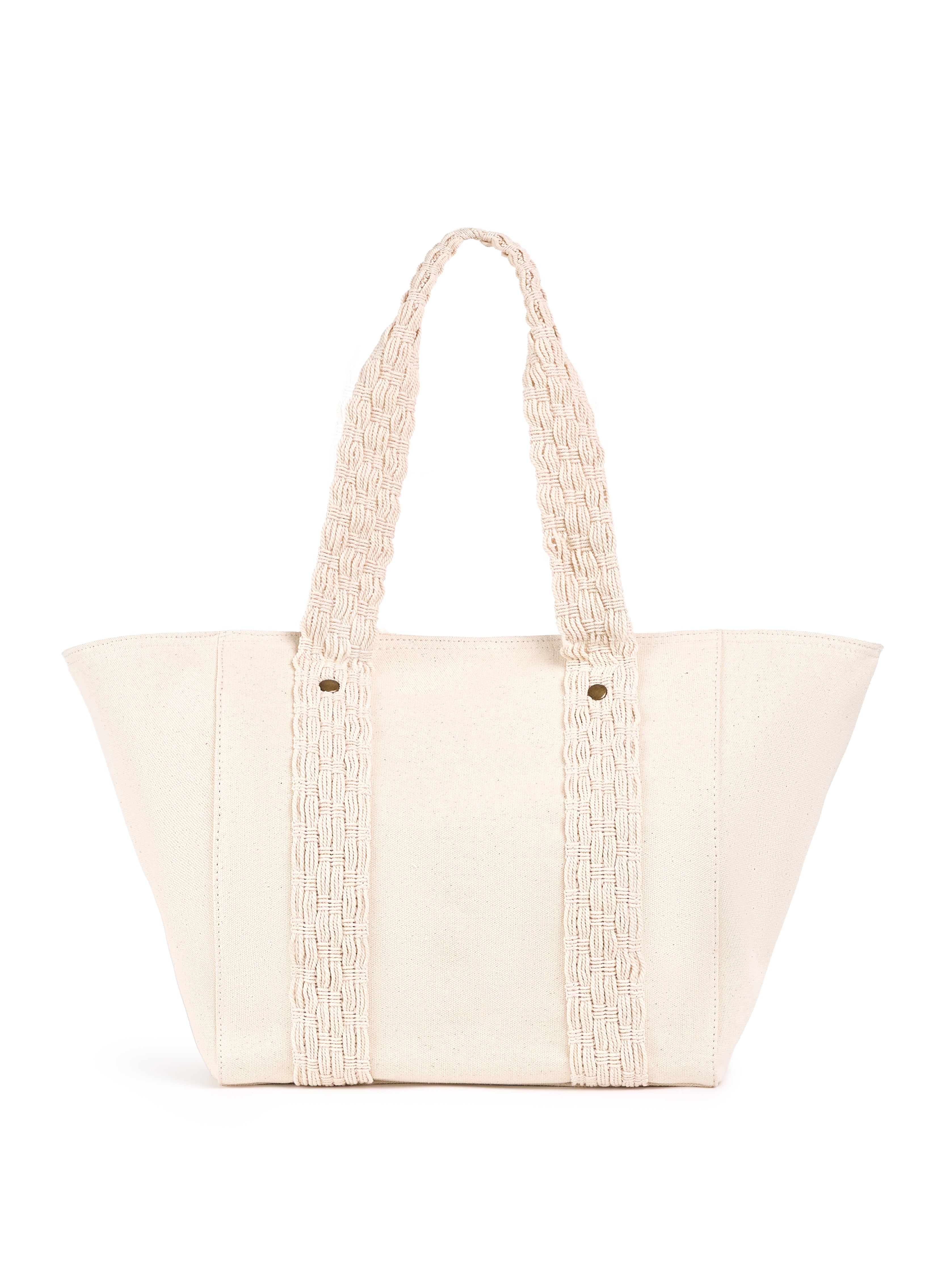 natural bone tote#color_natural bone