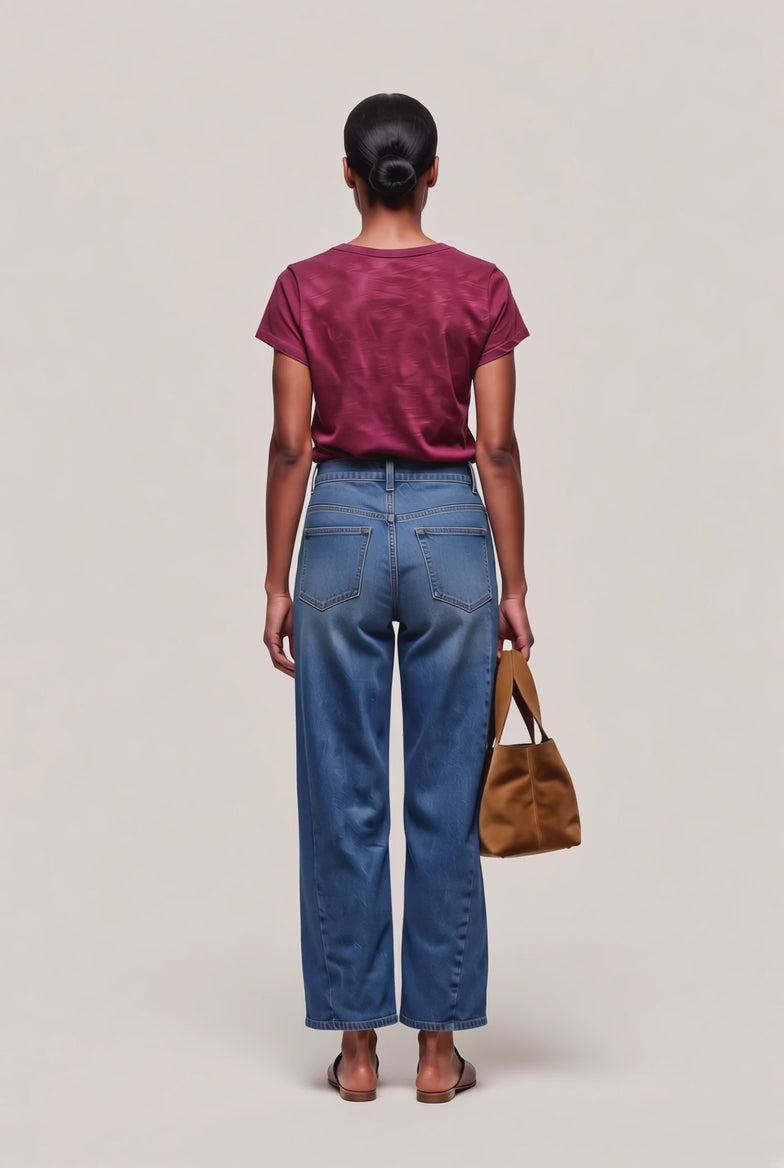 Mid Wash jeans#color_Mid Wash 