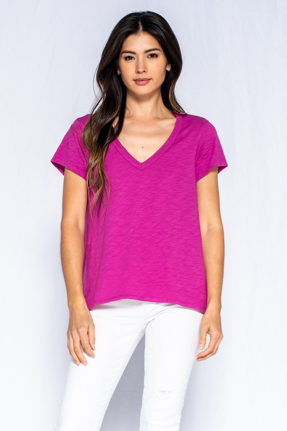 pink magenta top#color_fuchsia