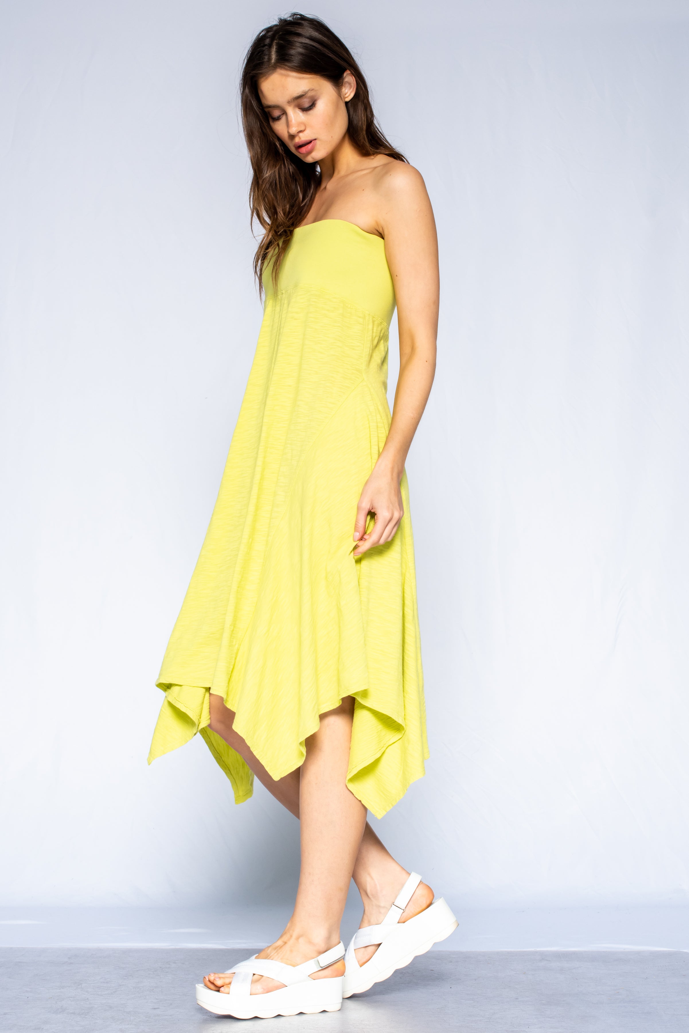 yellow dress#color_chartreuse