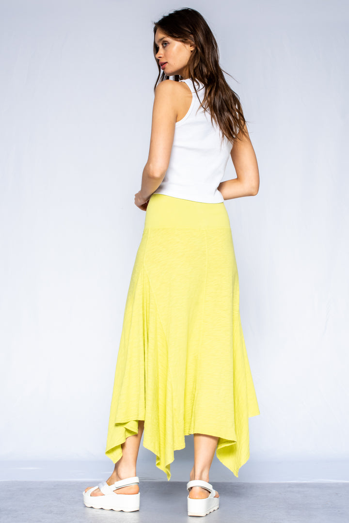 yellow skirt#color_chartreuse